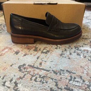 Kork-Ease Black Leather Loafers